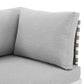 Modway Harmony Sunbrella® Basket Weave Outdoor Patio Aluminum Loveseat FredCo