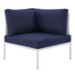 Modway Harmony Sunbrella® Outdoor Patio All Mesh Corner Chair FredCo