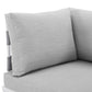 Modway Harmony Sunbrella® Outdoor Patio Aluminum Corner Chair FredCo