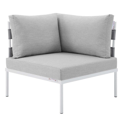 Modway Harmony Sunbrella® Outdoor Patio Aluminum Corner Chair FredCo