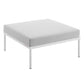 Modway Harmony Sunbrella® Outdoor Patio Aluminum Ottoman FredCo