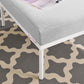 Modway Harmony Sunbrella® Outdoor Patio Aluminum Ottoman FredCo
