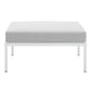 Modway Harmony Sunbrella® Outdoor Patio Aluminum Ottoman FredCo
