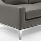 Modway Harness 83.5" Stainless Steel Base Leather Sofa FredCo