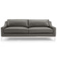Modway Harness 83.5" Stainless Steel Base Leather Sofa FredCo