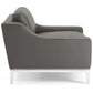 Modway Harness Stainless Steel Base Leather Armchair FredCo