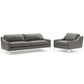 Modway Harness Stainless Steel Base Leather Sofa & Armchair Set FredCo