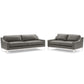Modway Harness Stainless Steel Base Leather Sofa and Loveseat Set FredCo