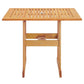 Modway Hatteras 36" Square Outdoor Patio Eucalyptus Wood Dining Table FredCo