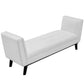 Modway Haven Tufted Button Faux Leather Accent Bench FredCo