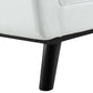 Modway Haven Tufted Button Faux Leather Accent Bench FredCo