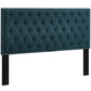 Modway Helena Tufted Twin Upholstered Linen Fabric Headboard FredCo