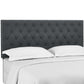 Modway Helena Tufted Twin Upholstered Linen Fabric Headboard FredCo