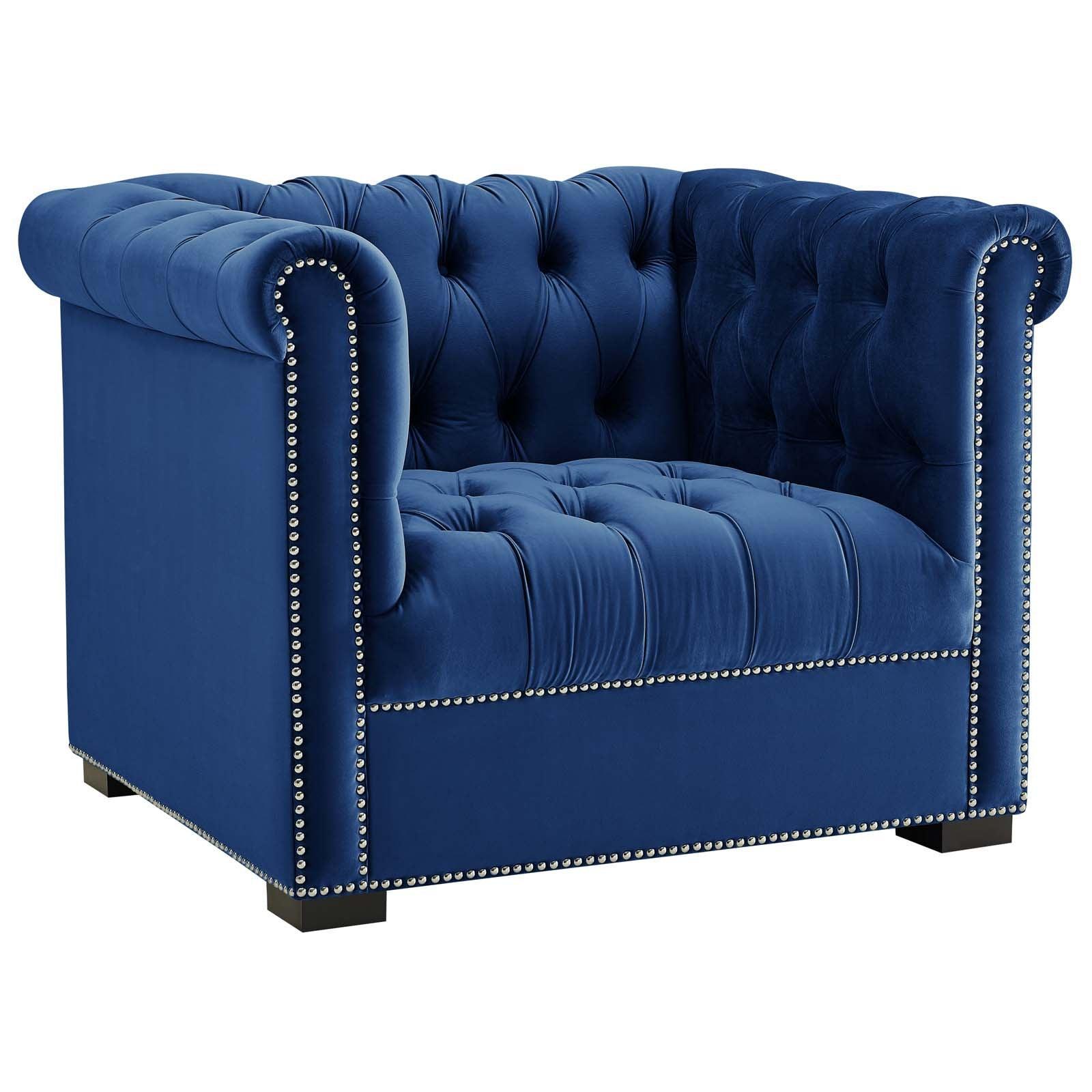 Modway Heritage Performance Velvet Armchair FredCo