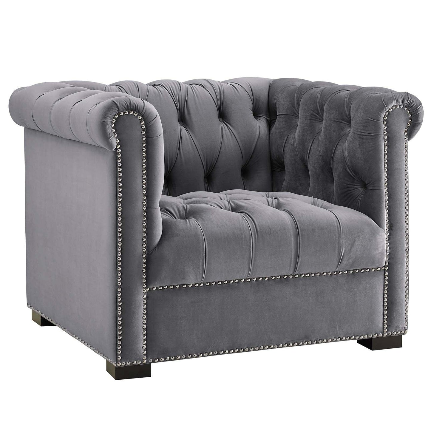 Modway Heritage Performance Velvet Armchair FredCo