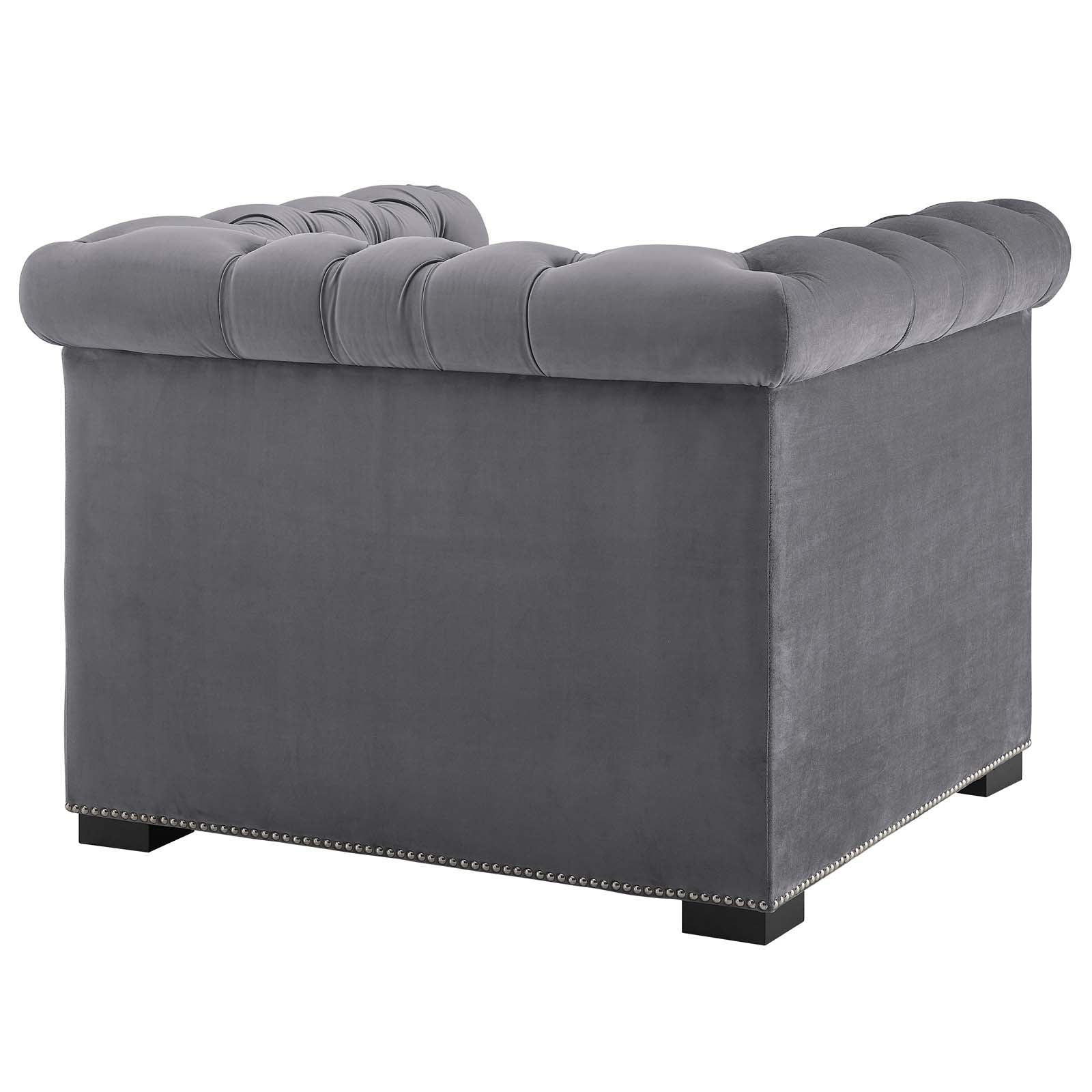 Modway Heritage Performance Velvet Armchair FredCo