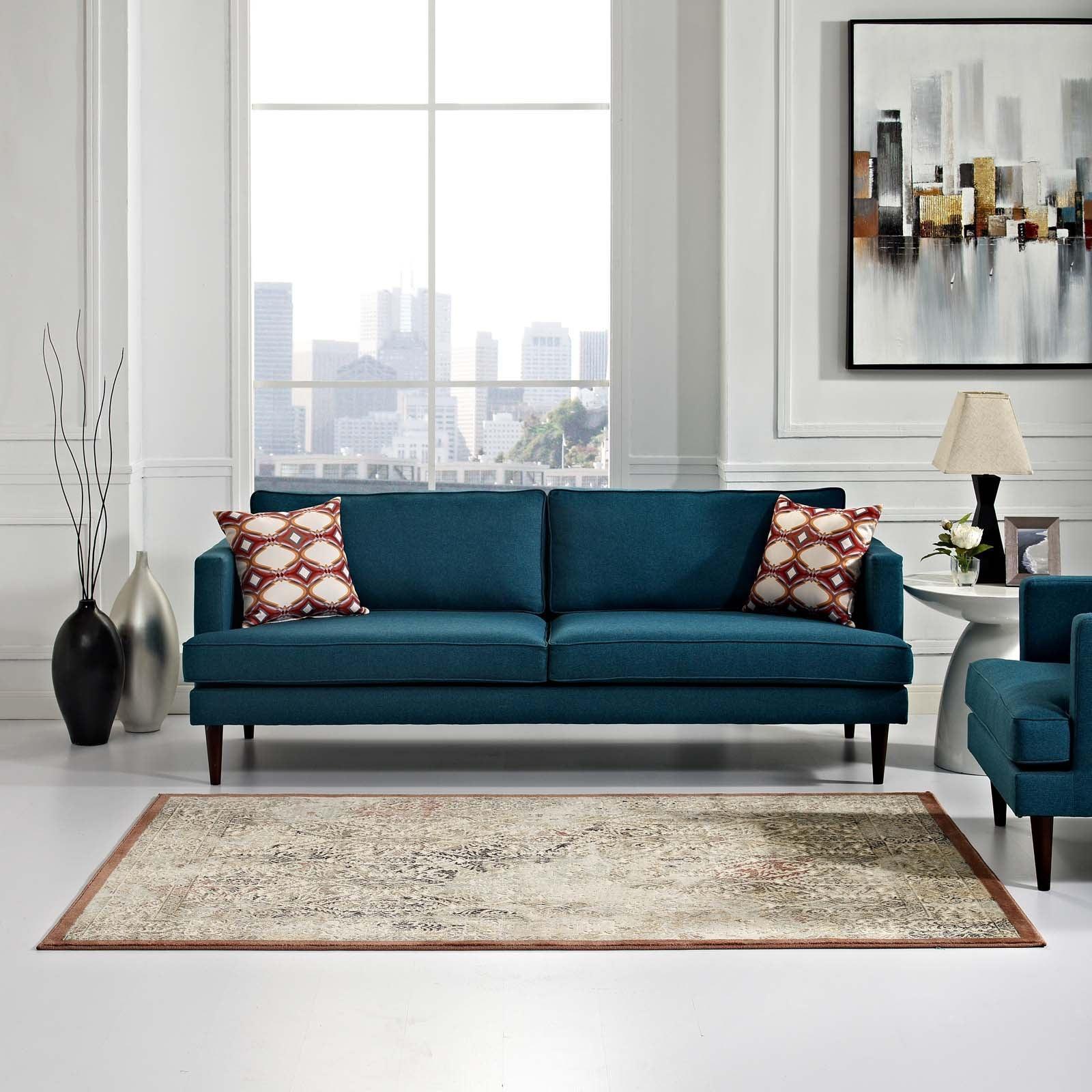 Modway Hester Ornate Turkish Vintage Area Rug FredCo