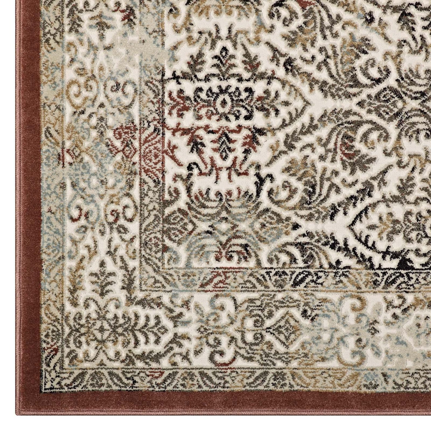 Modway Hester Ornate Turkish Vintage Area Rug FredCo
