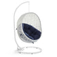 Modway Hide Outdoor Patio Sunbrella® Swing Chair With Stand FredCo
