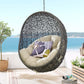 Modway Hide Outdoor Patio Sunbrella® Swing Chair With Stand FredCo