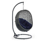 Modway Hide Outdoor Patio Sunbrella® Swing Chair With Stand FredCo