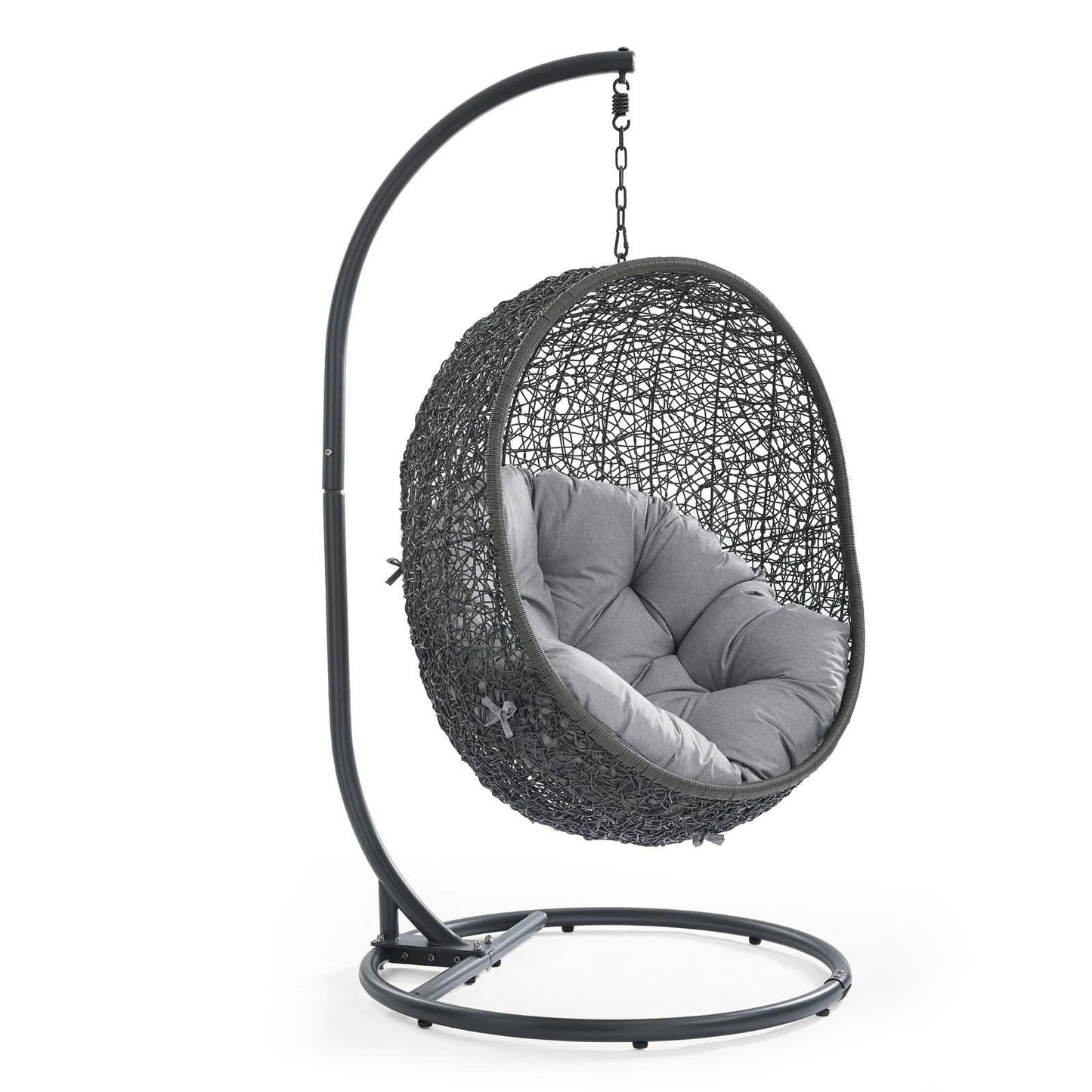Modway Hide Outdoor Patio Sunbrella® Swing Chair With Stand FredCo