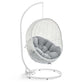 Modway Hide Outdoor Patio Sunbrella® Swing Chair With Stand FredCo