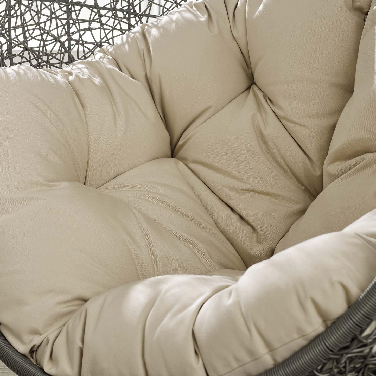 Modway Hide Outdoor Patio Sunbrella® Swing Chair With Stand FredCo