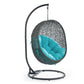 Modway Hide Outdoor Patio Swing Chair With Stand FredCo