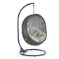 Modway Hide Outdoor Patio Swing Chair With Stand FredCo
