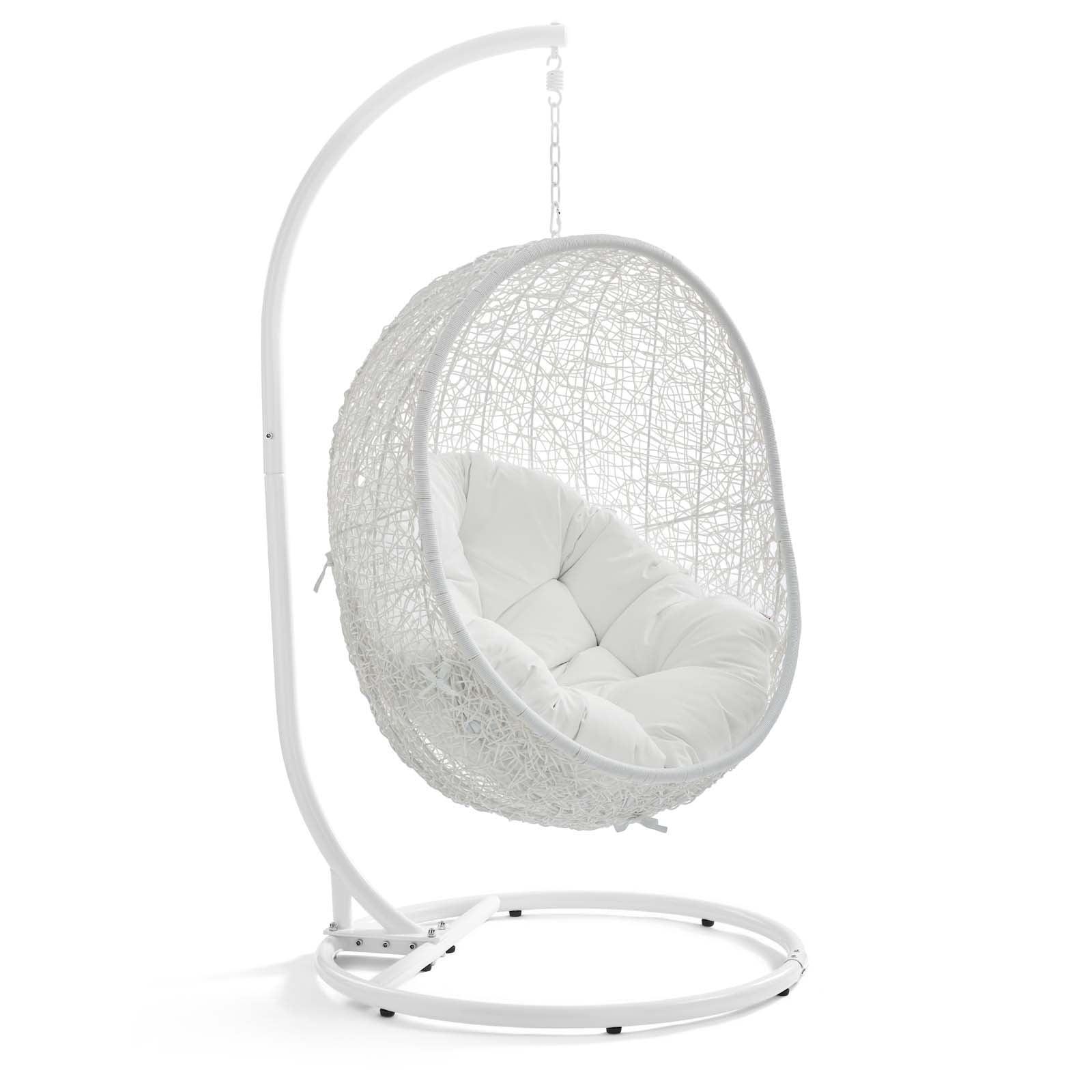 Modway Hide Outdoor Patio Swing Chair With Stand FredCo