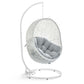 Modway Hide Outdoor Patio Swing Chair With Stand FredCo