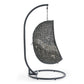 Modway Hide Outdoor Patio Swing Chair With Stand FredCo