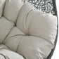 Modway Hide Sunbrella® Fabric Swing Outdoor Patio Lounge Chair Without Stand FredCo