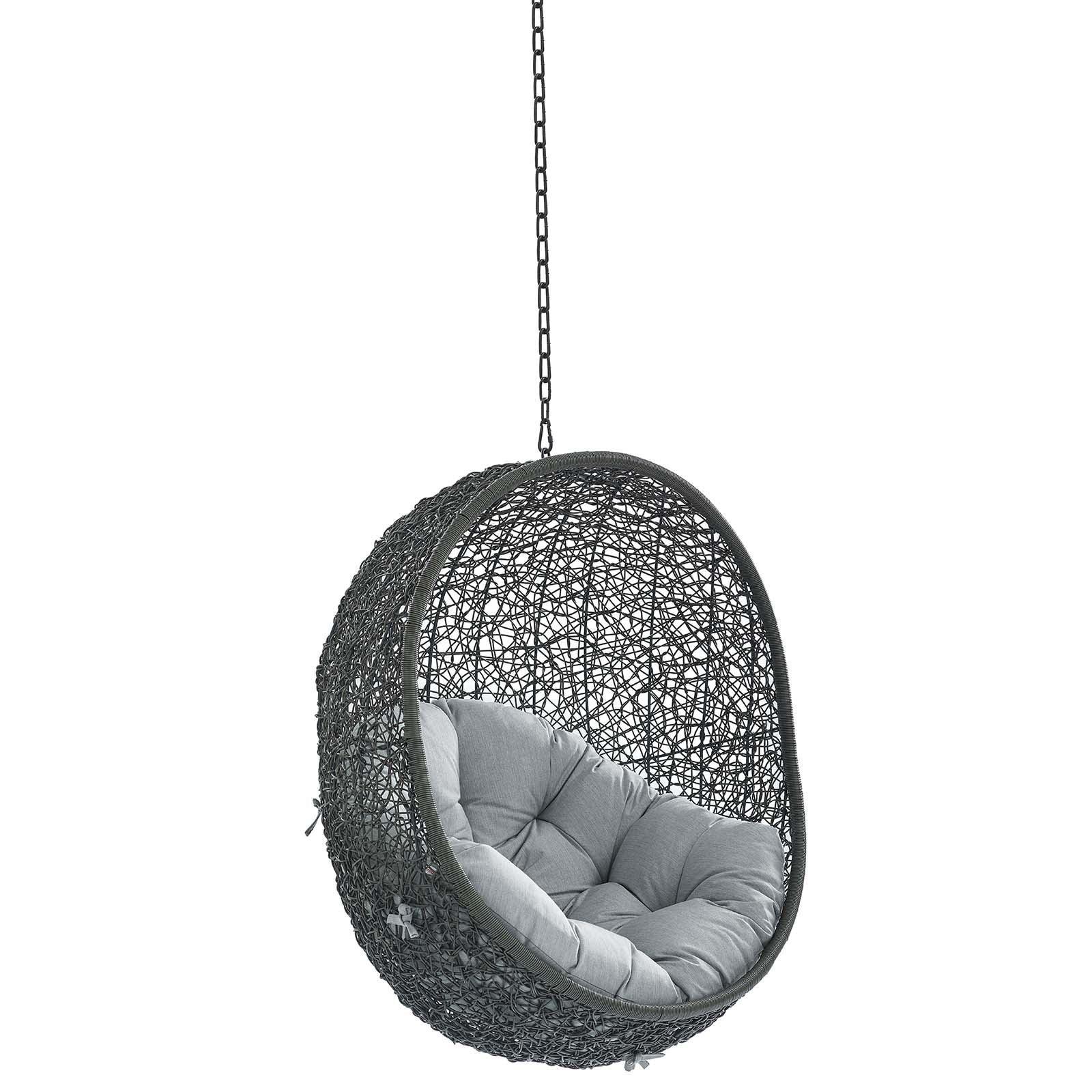 Modway Hide Sunbrella® Fabric Swing Outdoor Patio Lounge Chair Without Stand FredCo