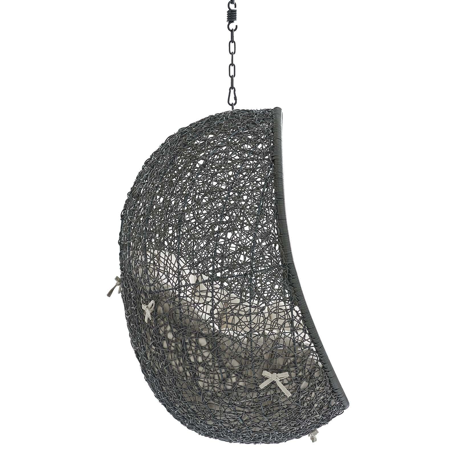 Modway Hide Sunbrella® Fabric Swing Outdoor Patio Lounge Chair Without Stand FredCo