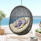 Modway Hide Sunbrella® Fabric Swing Outdoor Patio Lounge Chair Without Stand FredCo
