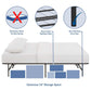 Modway Horizon Full Stainless Steel Bed Frame FredCo