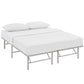 Modway Horizon Queen Stainless Steel Bed Frame FredCo