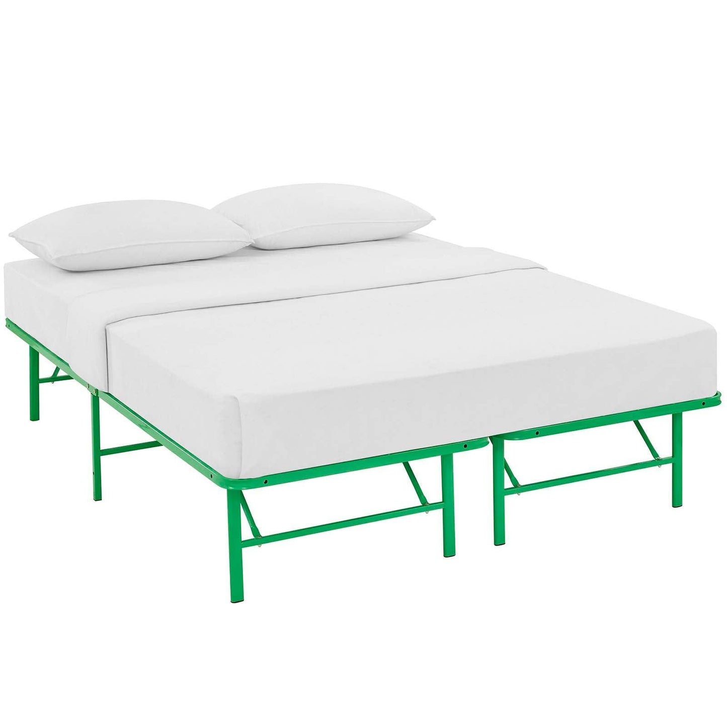 Modway Horizon Queen Stainless Steel Bed Frame FredCo
