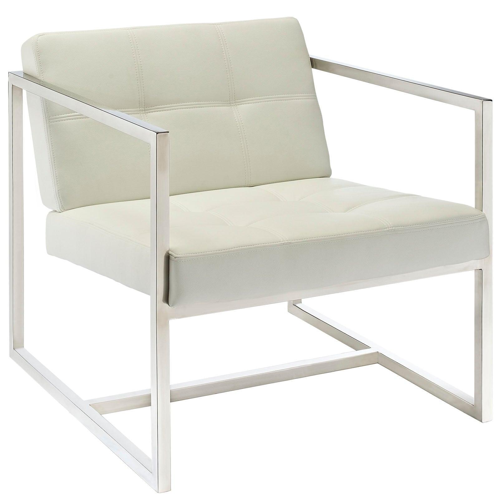 Modway Hover Upholstered Vinyl Lounge Chair FredCo