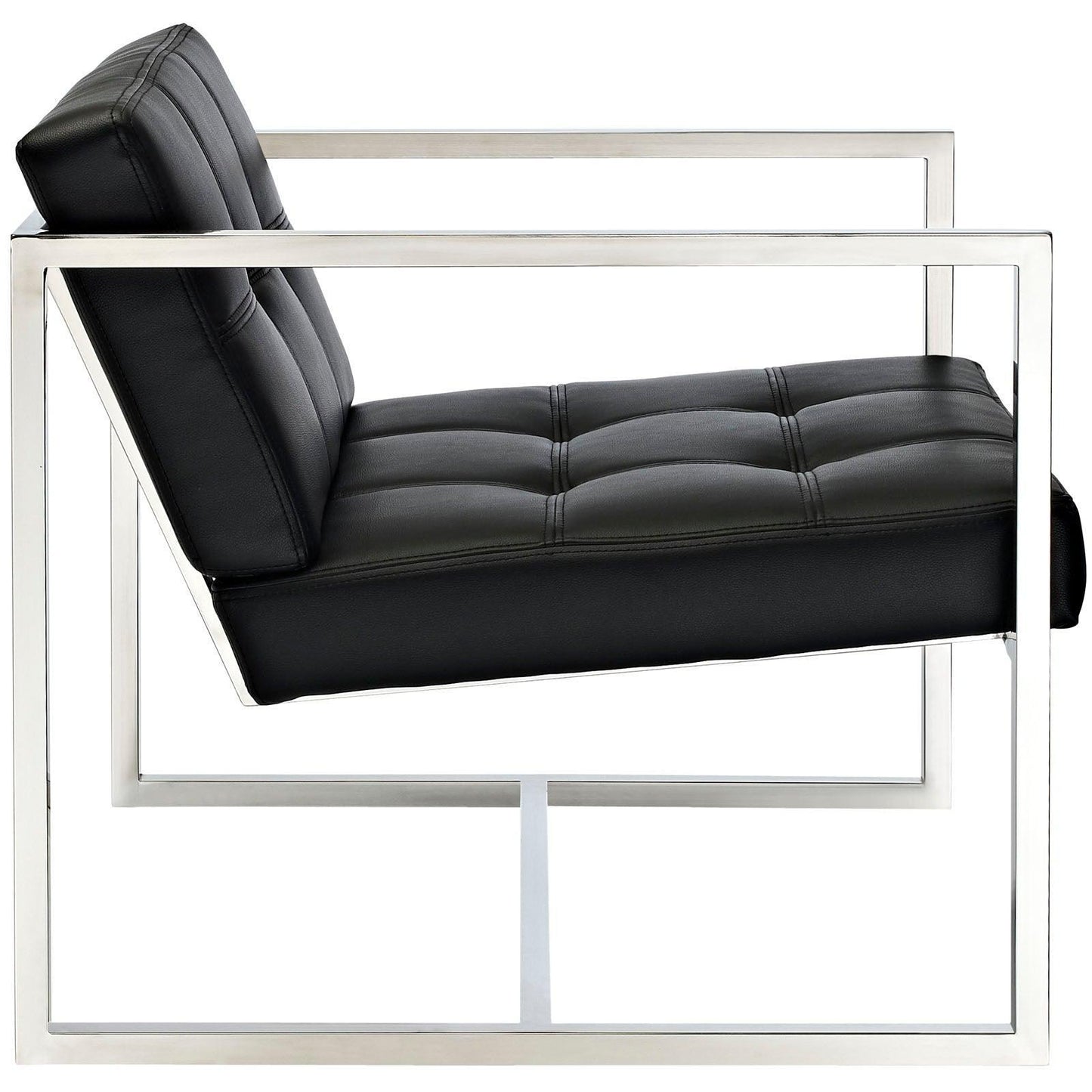 Modway Hover Upholstered Vinyl Lounge Chair FredCo