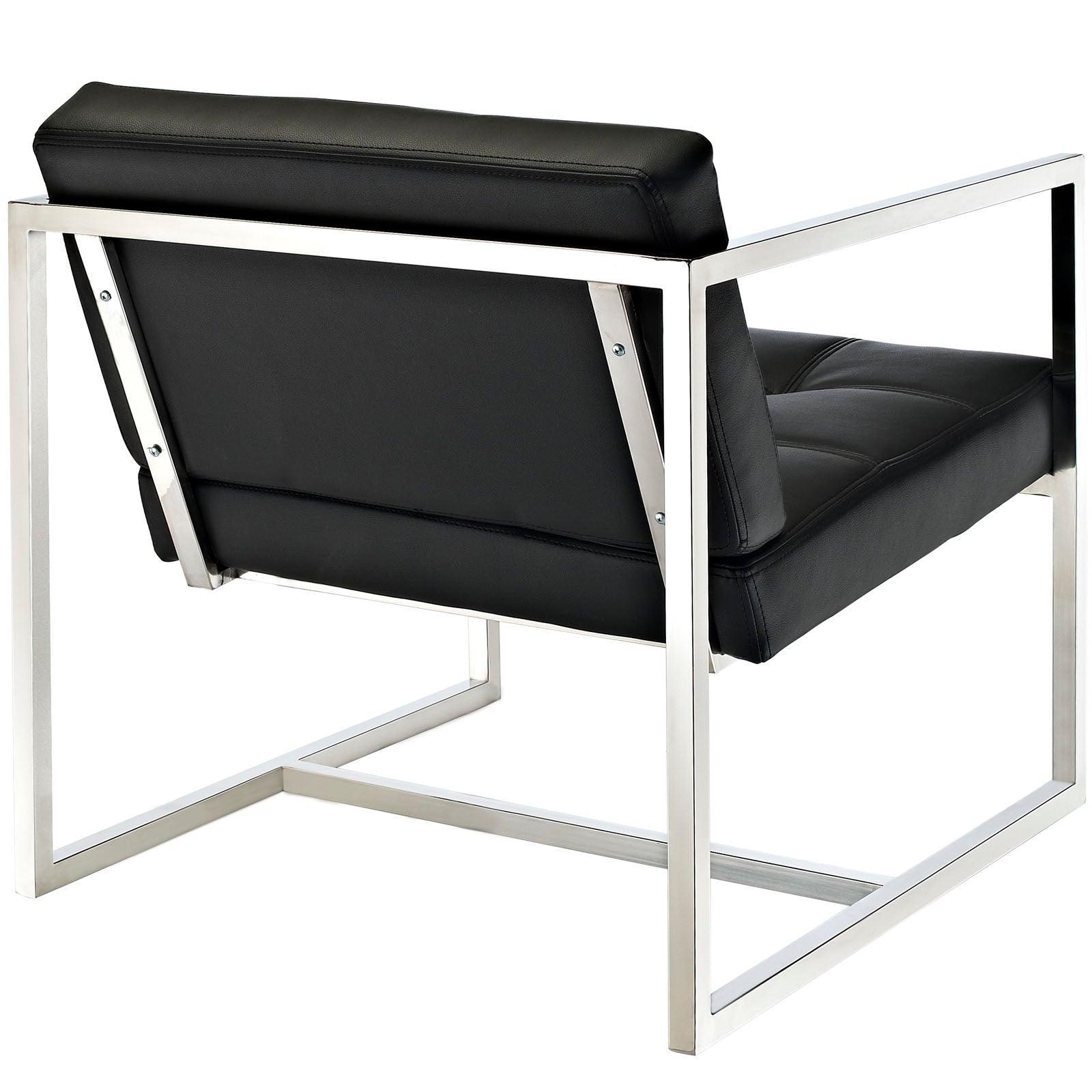 Modway Hover Upholstered Vinyl Lounge Chair FredCo