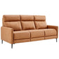 Modway Huxley Leather Sofa FredCo