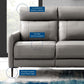 Modway Huxley Leather Sofa FredCo