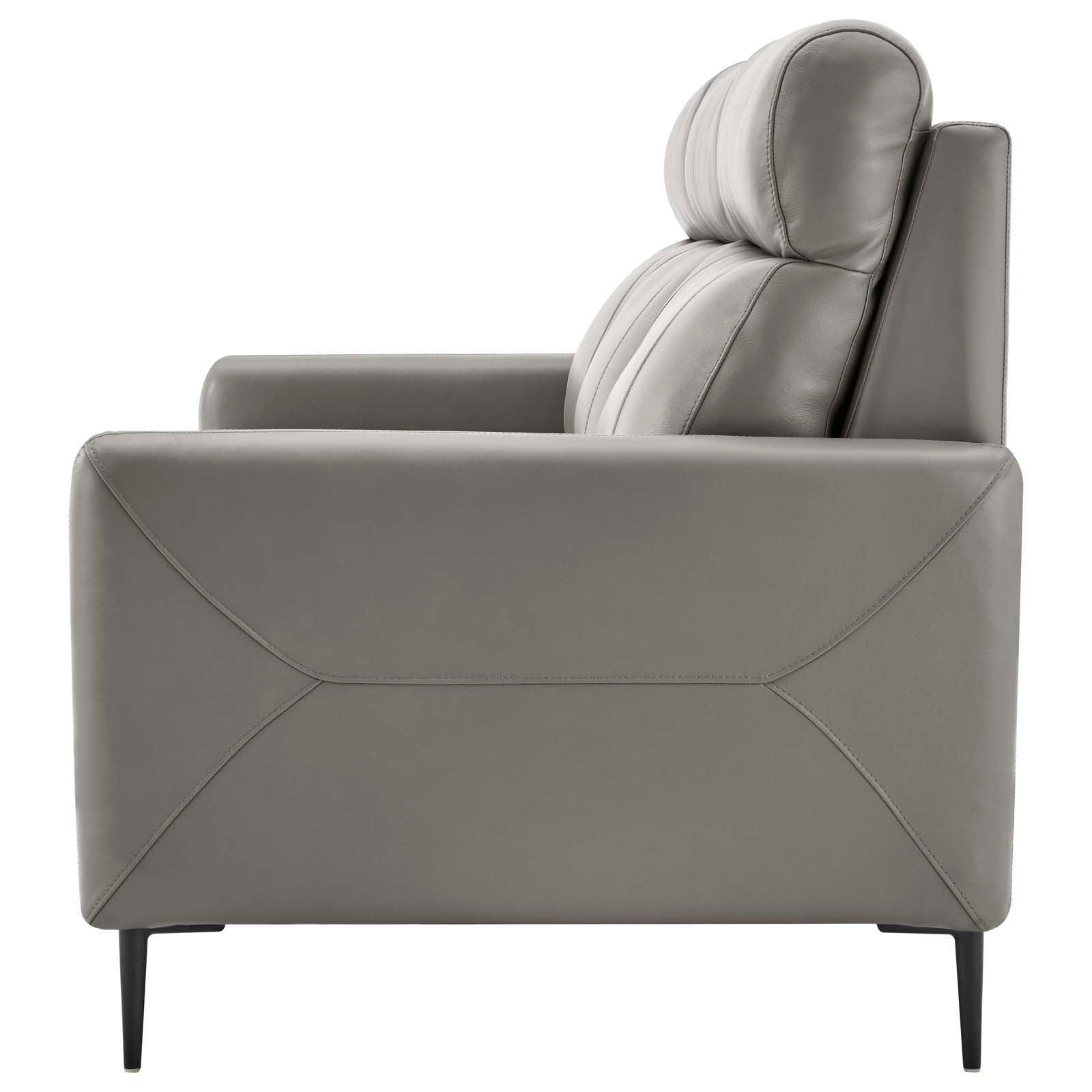 Modway Huxley Leather Sofa FredCo