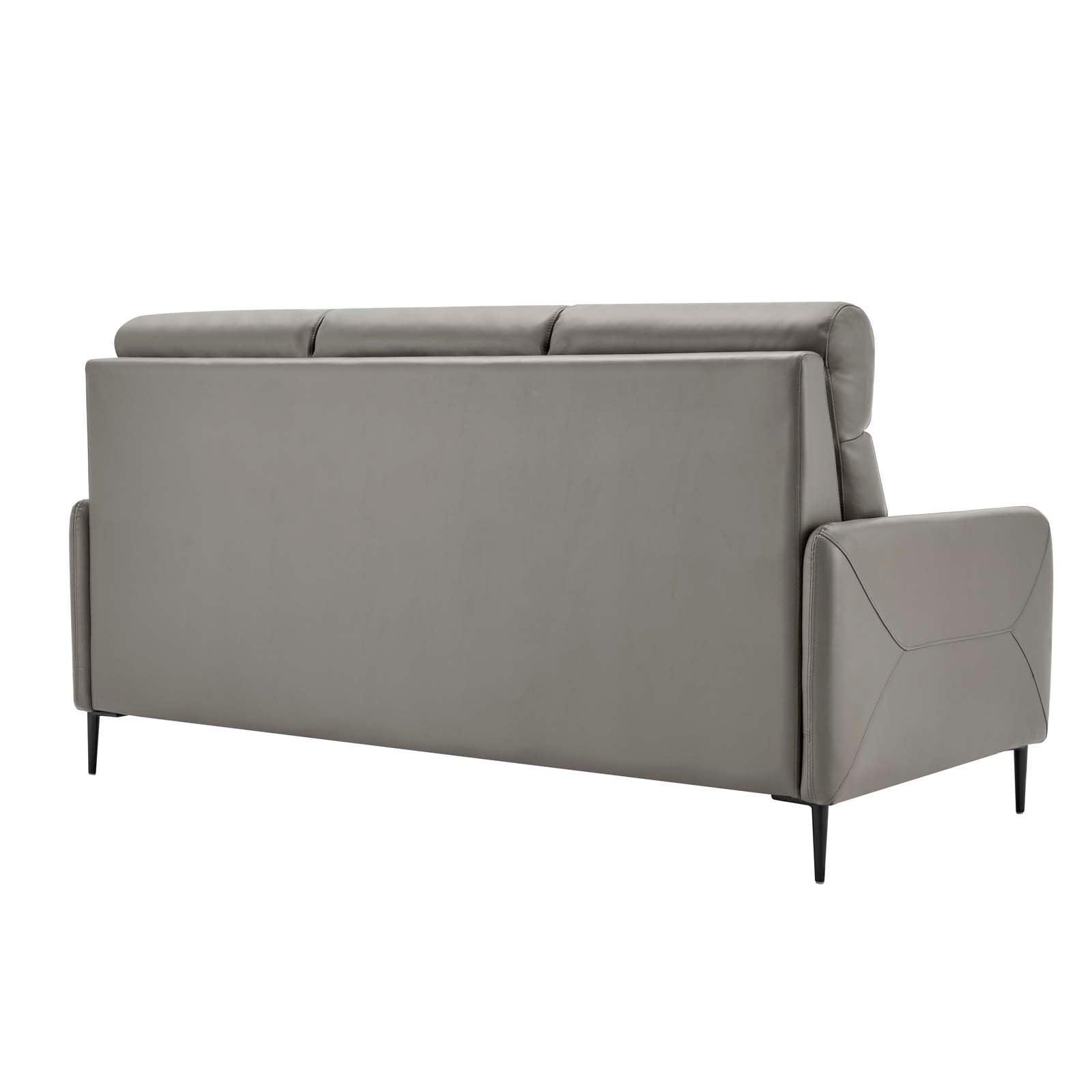 Modway Huxley Leather Sofa FredCo