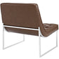 Modway Ibiza Upholstered Vinyl Lounge Chair FredCo