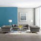 Modway Idyll Tufted Upholstered Leather 3 Piece Set FredCo