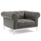 Modway Idyll Tufted Upholstered Leather Armchair Set of 2 FredCo
